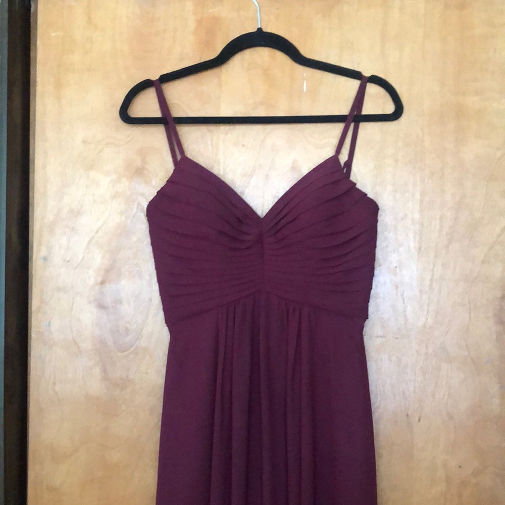 Last Call Before Donation: Burgundy bridesmaid dress by Vinibell